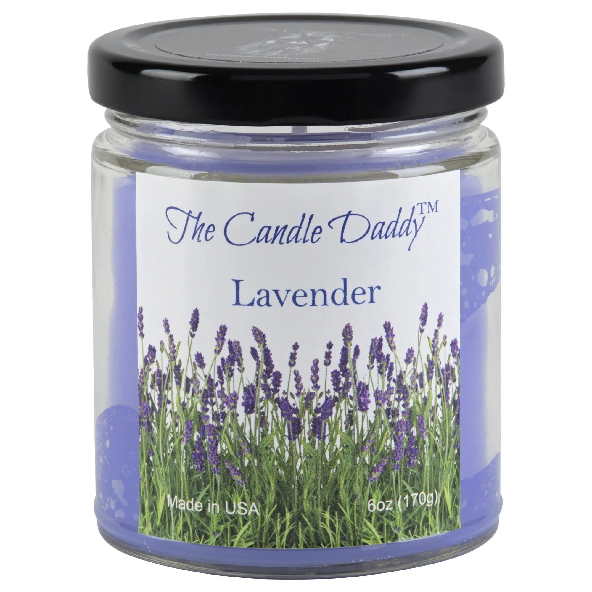 Lavender - Lavender Scented 6oz Jar Candle