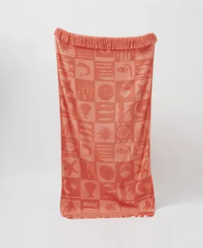 Luxe Towel De Playa | Coral