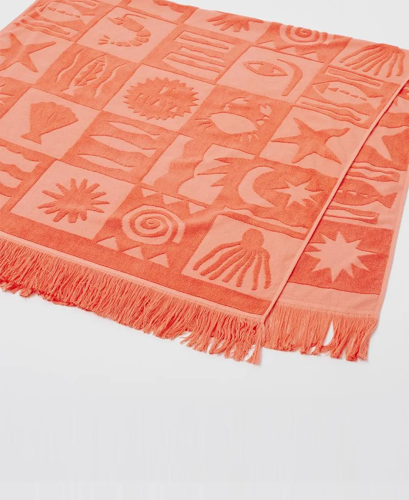 Luxe Towel De Playa | Coral