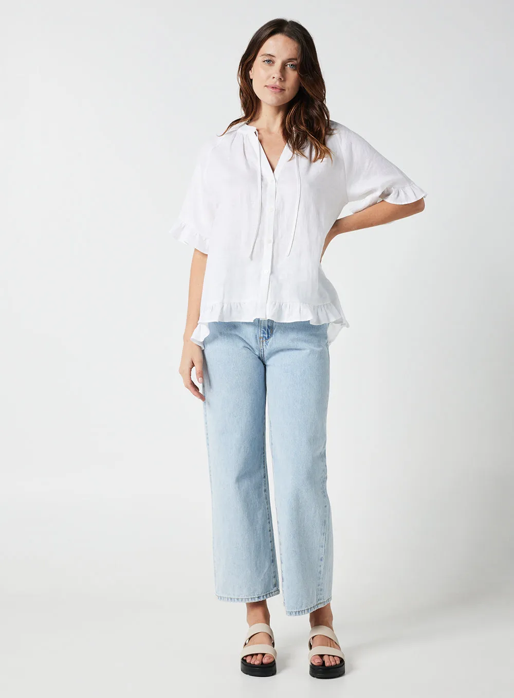 Mabel Top-White