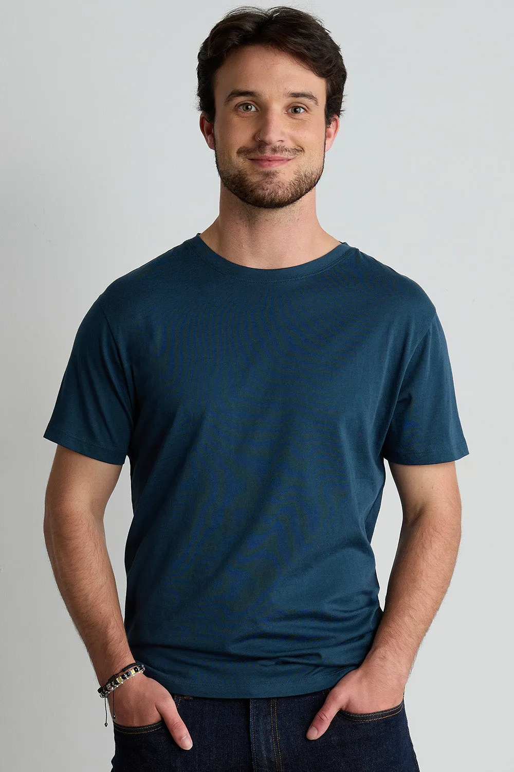 Men's 100% Organic Cotton Crew Neck T-Shirt