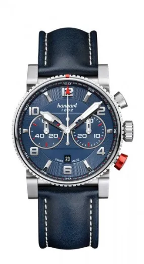 Montre Hanhart 1882 - Primus Racer Acier Bleu