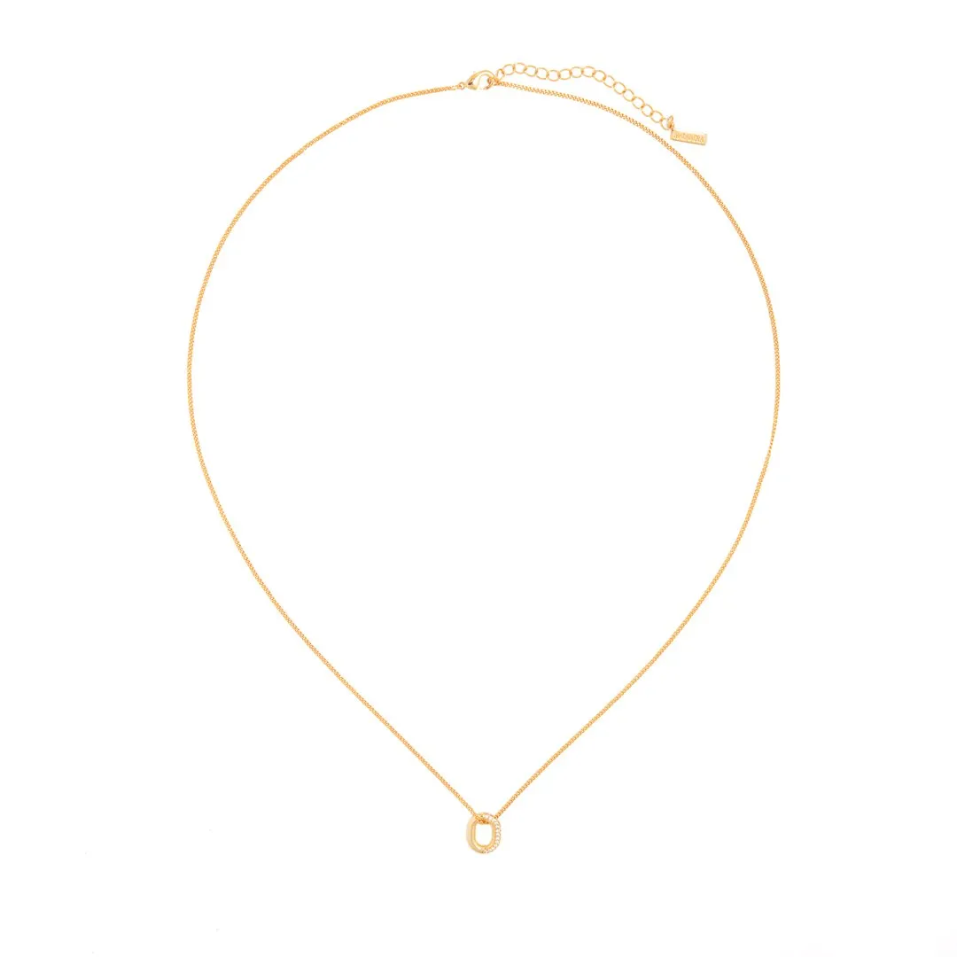 MUSE LINK PAVE NECKLACE