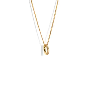 MUSE LINK PAVE NECKLACE