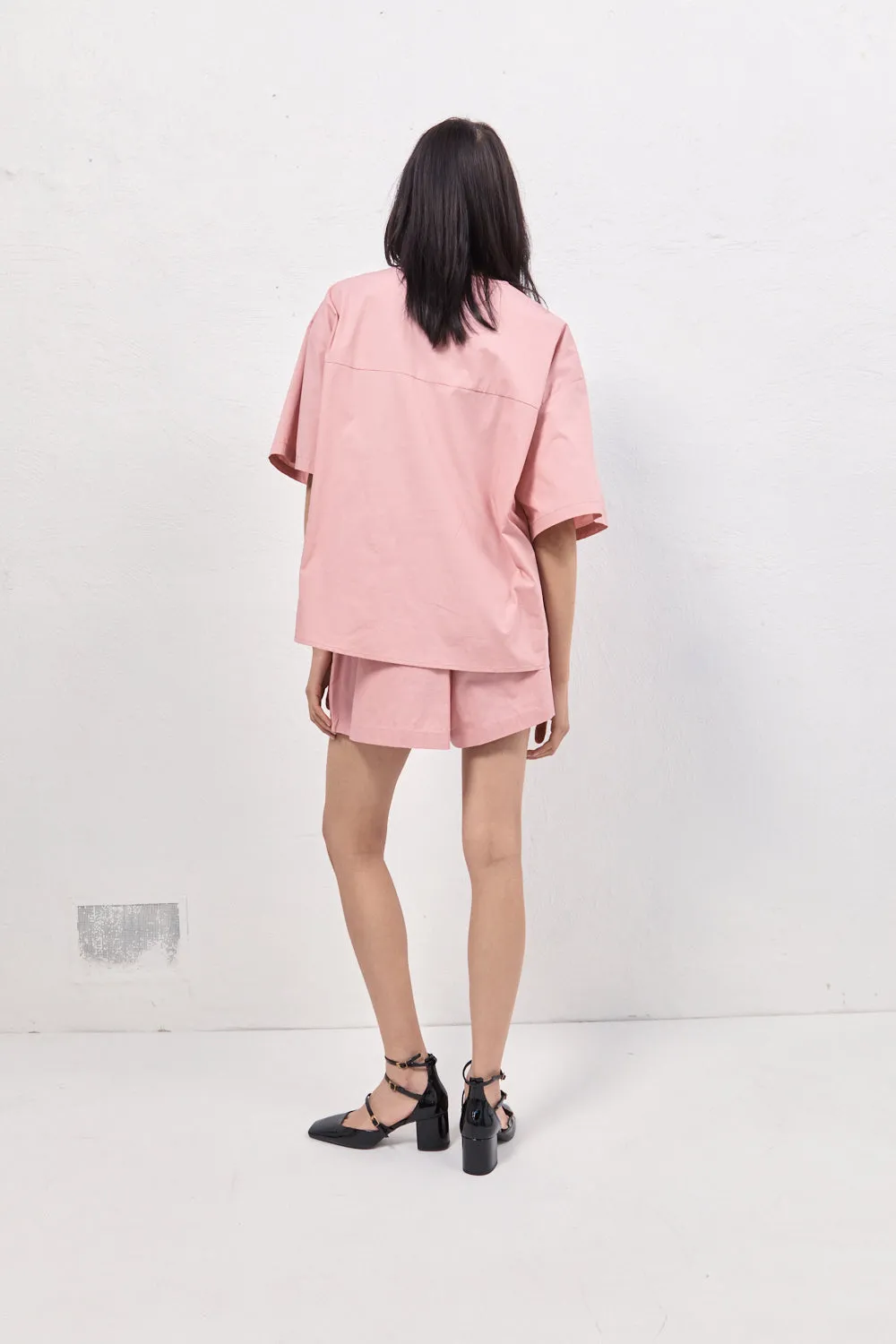 Naomi Smock Top Rose