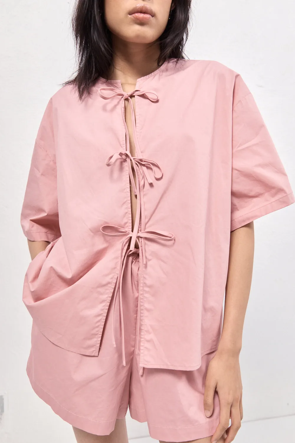 Naomi Smock Top Rose