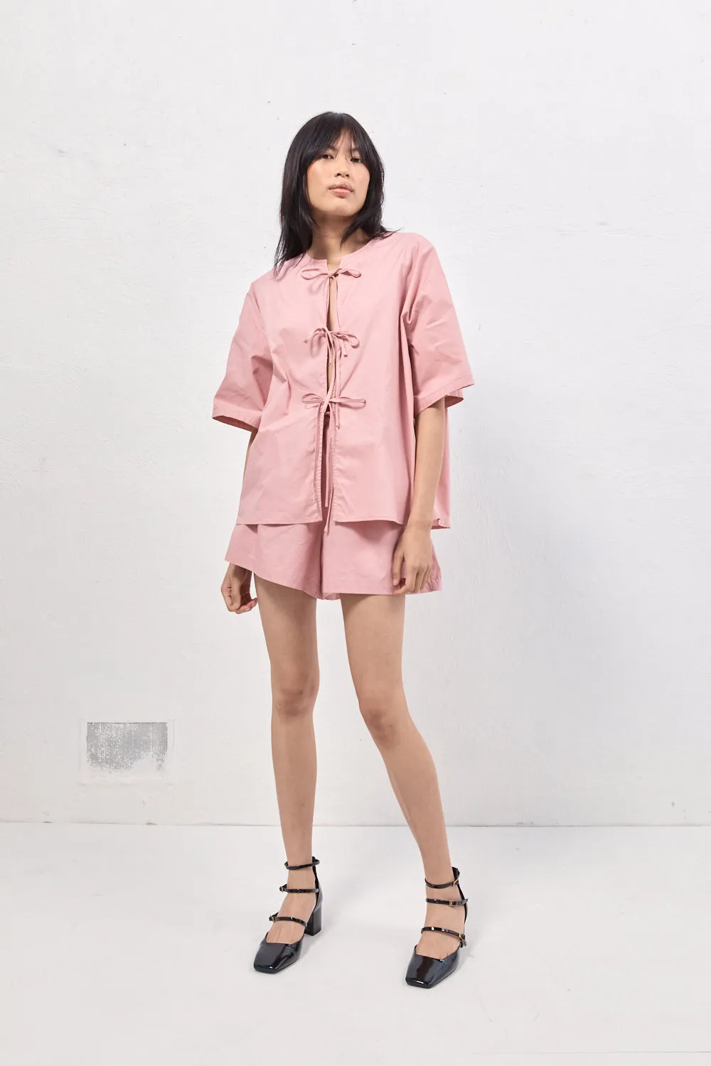 Naomi Smock Top Rose