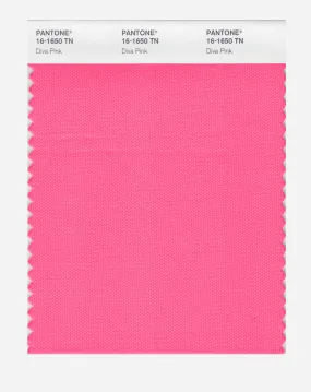 Pantone Nylon Brights Swatch Card 16-1650 TCX (Diva Pink)