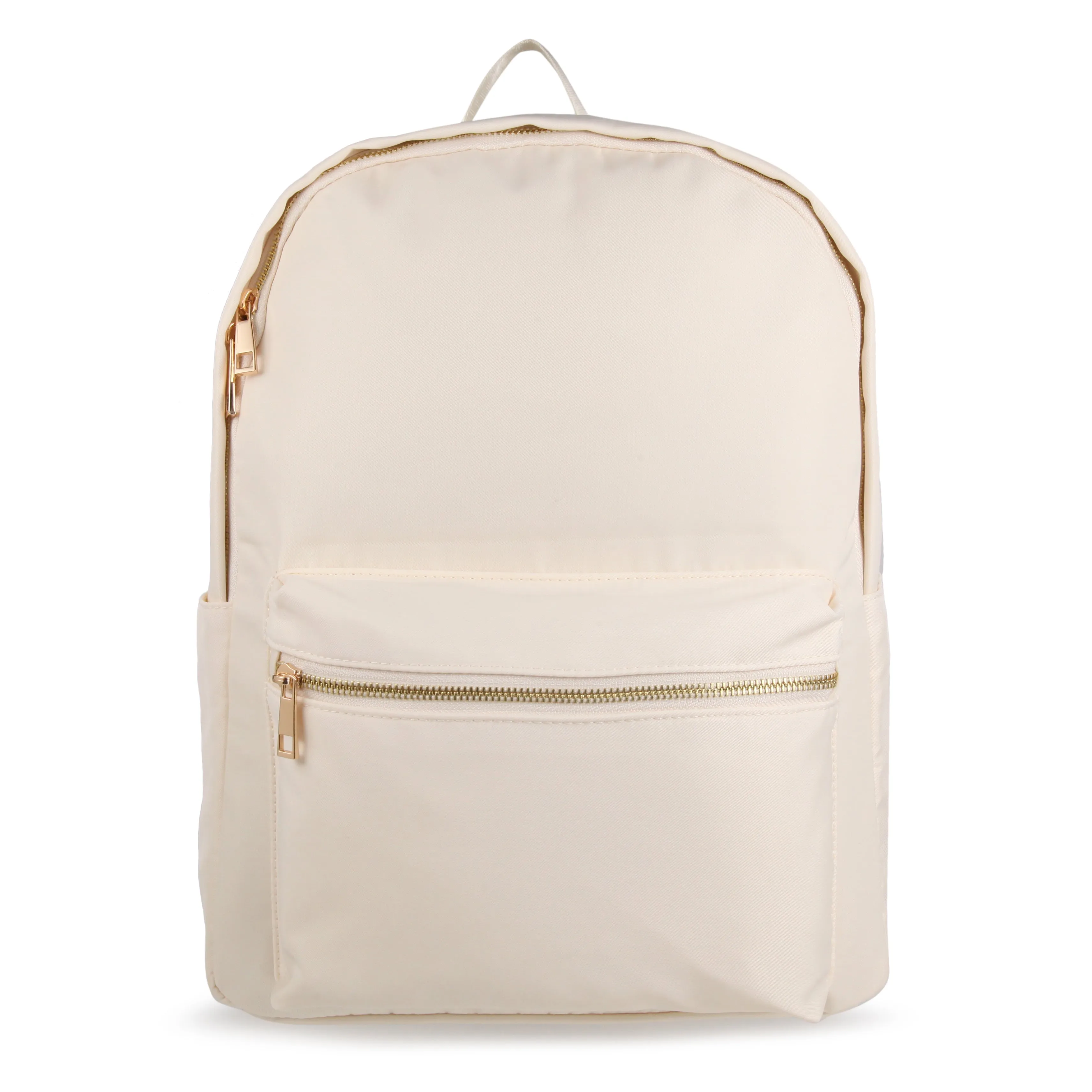 Personalised Barbie Nylon Backpack - Ivory with Gold Hardware