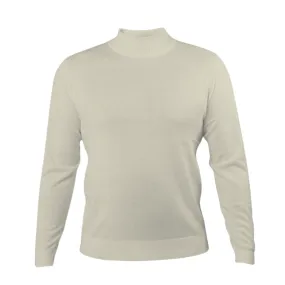 Prestige SW-496 Mock Neck Long Sleeve Sweater - Oatmeal