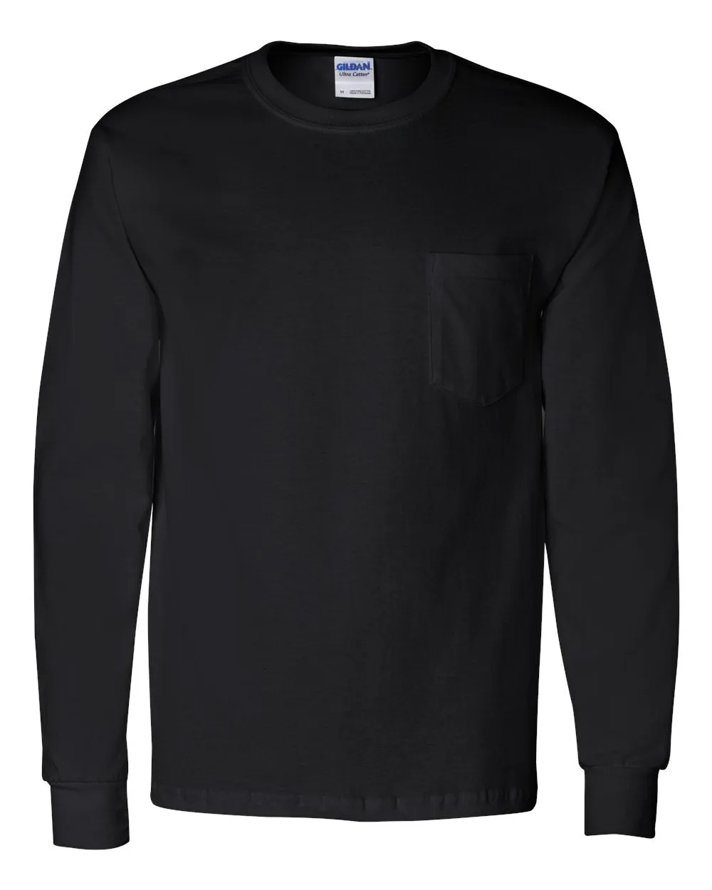 Pretreated Gildan 2410 Ultra Cotton Long Sleeve Pocket T-Shirt