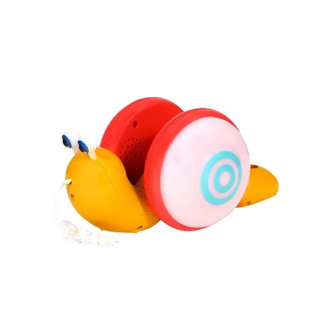 Pull String Cartoon Snail Car toy