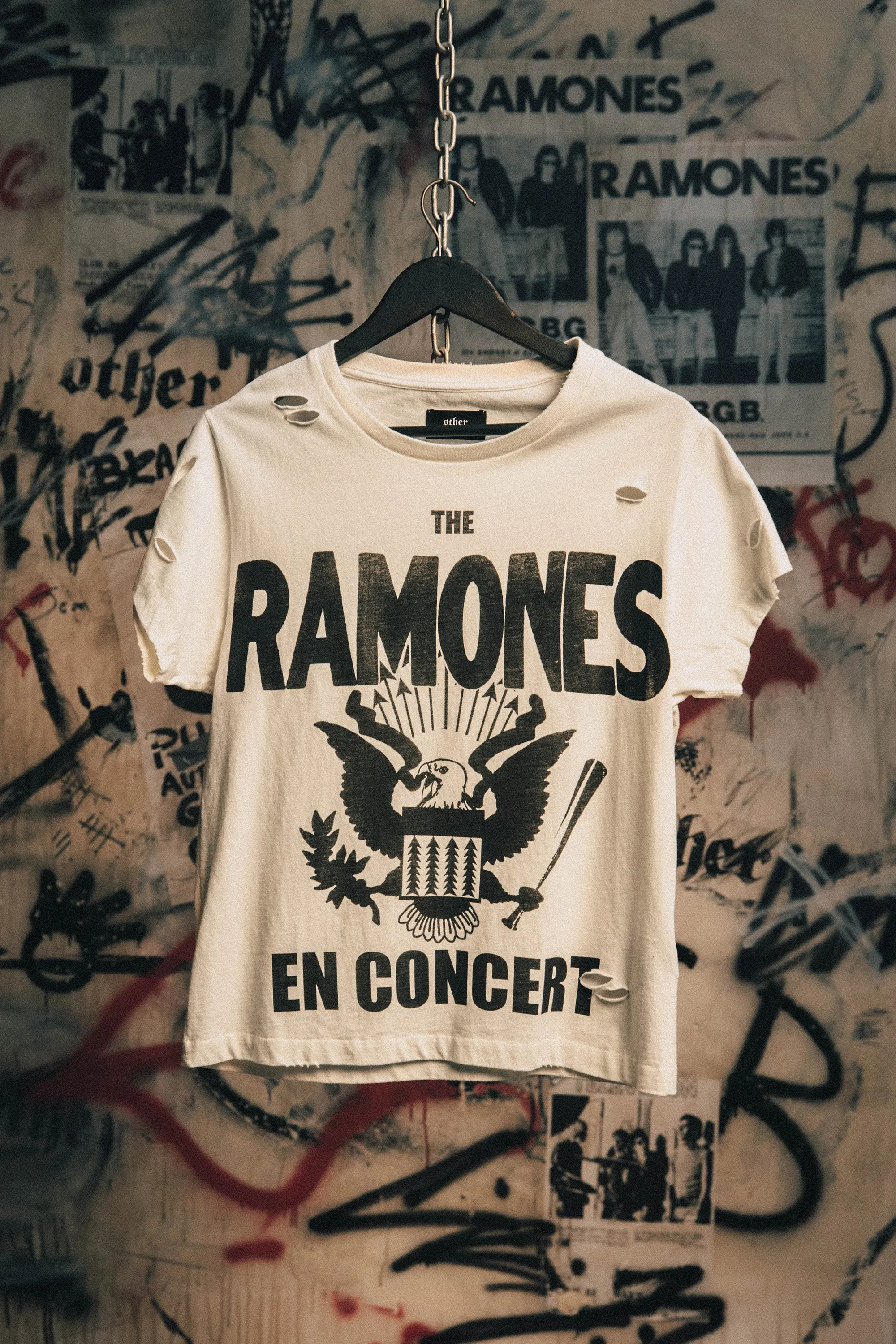 RAMONES EN CONCERT VINTAGE T-SHIRT