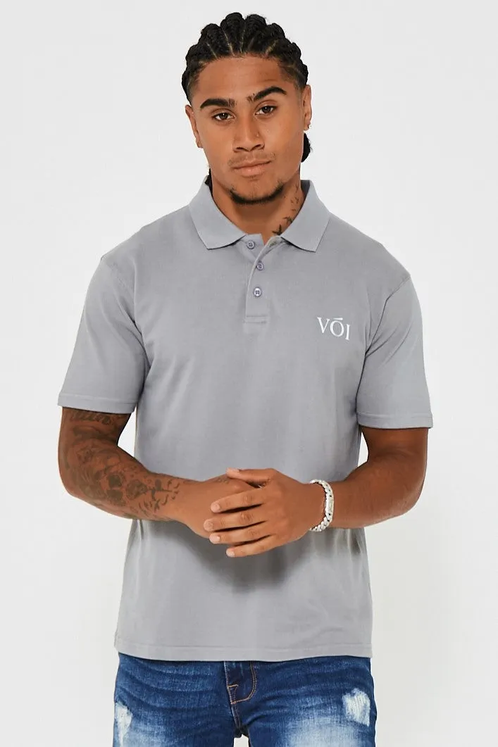 Rex Polo Shirt - Metal Grey