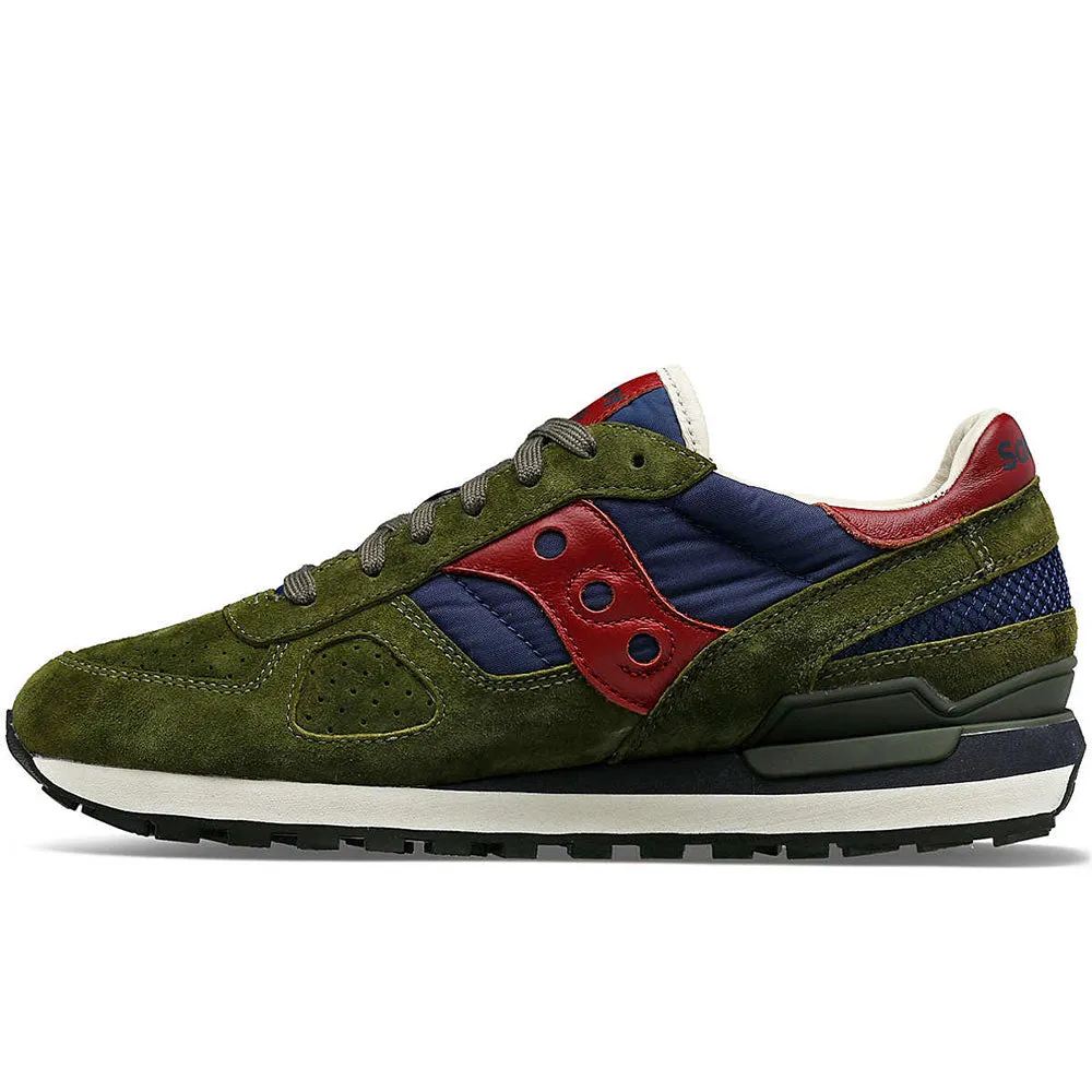 Scarpe Uomo Saucony Sneakers Shadow Original Forest - Navy