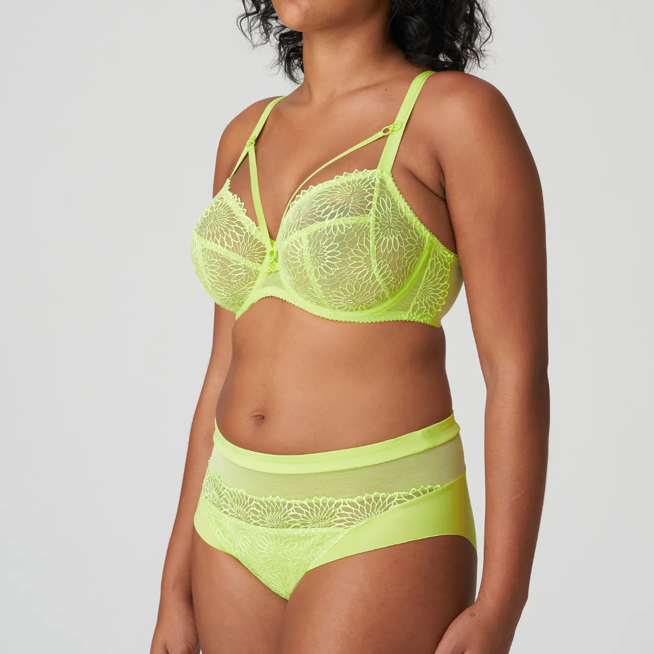 Sophora Full Cup Bra in Lime Crush