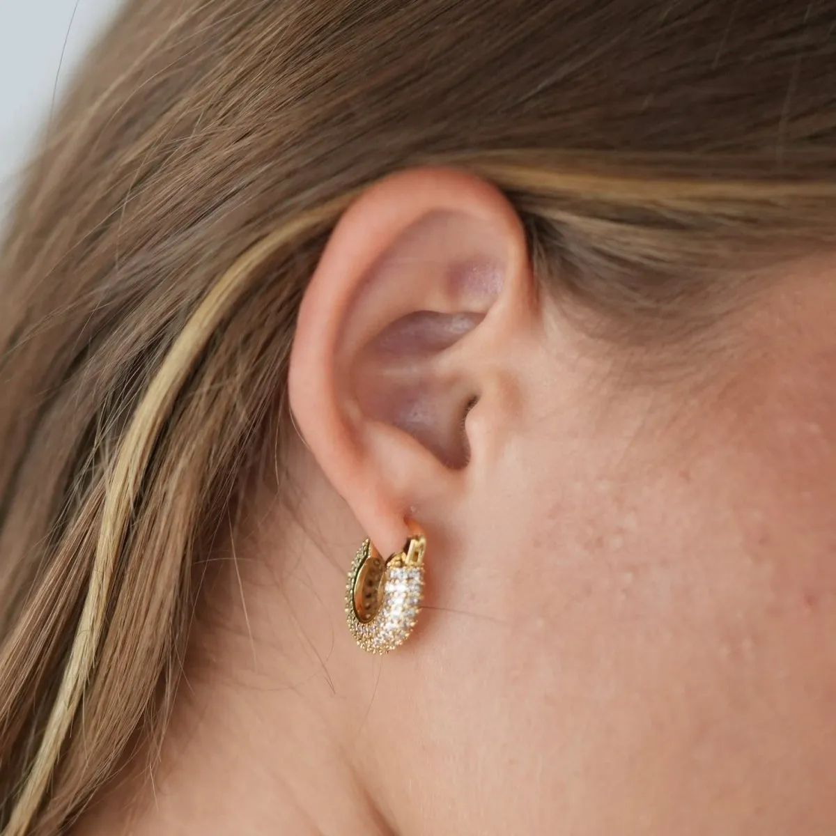 SPARK CHUNKY SMALL HOOPS