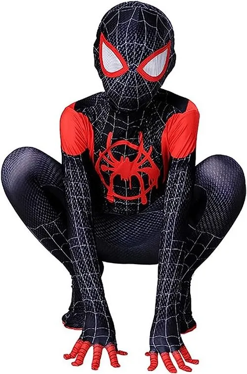 Spiderman Miles Morales Cosplay Costume