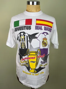 T-Shirt | 1998 | Juventus vs Real Madrid | European Cup Final | Bootleg T-Shirt