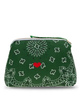 Trousse de Toilette - COEUR - Vert Week-End / Vert Gazon