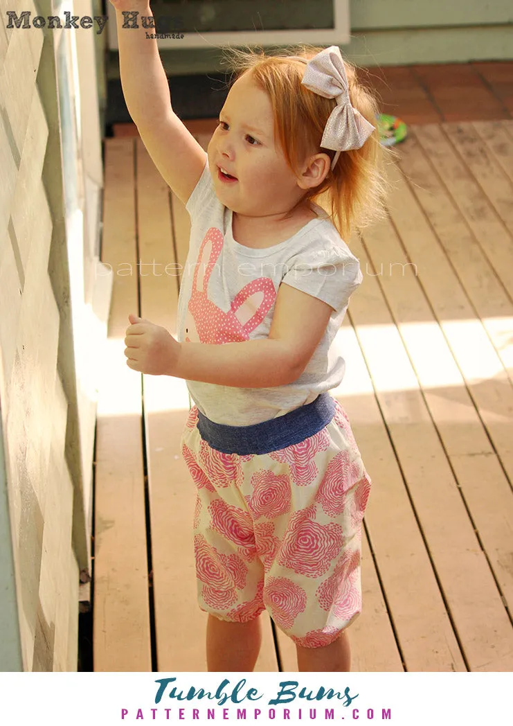 Tumble Bums | Baby & Toddler Shorts & Pants Sewing Pattern