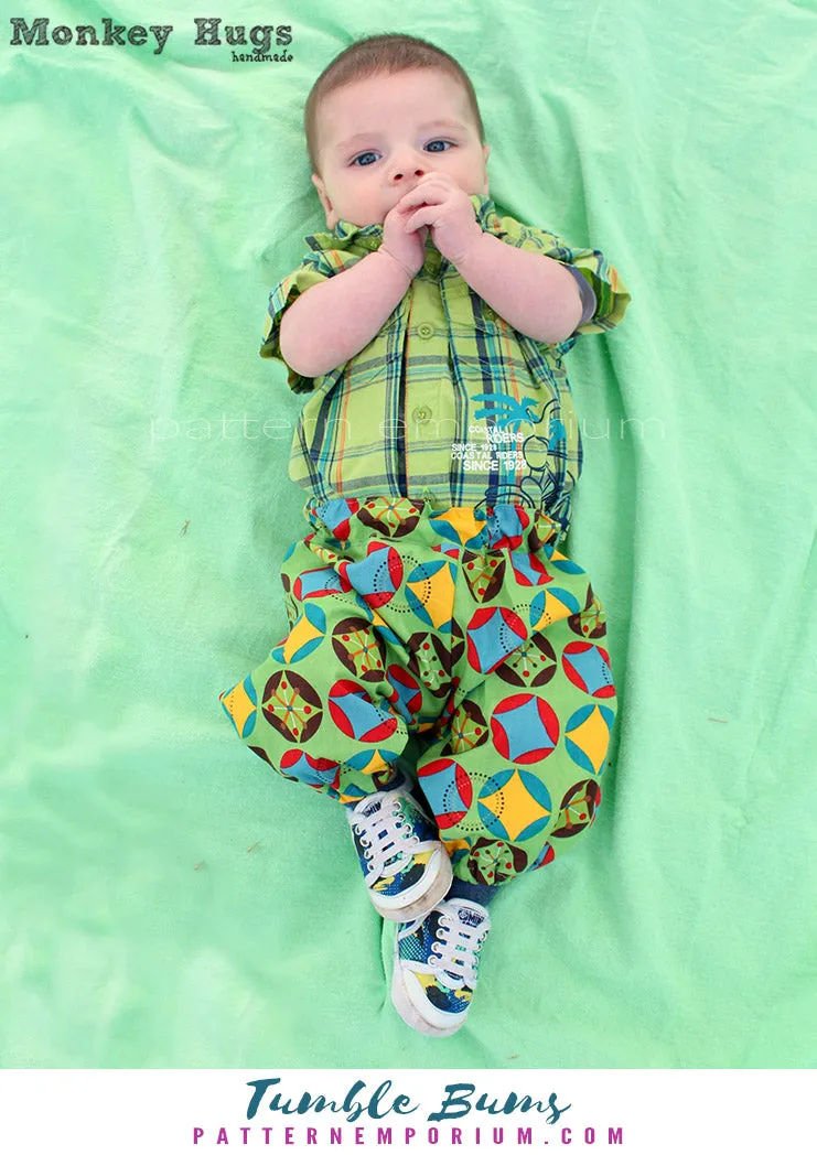 Tumble Bums | Baby & Toddler Shorts & Pants Sewing Pattern